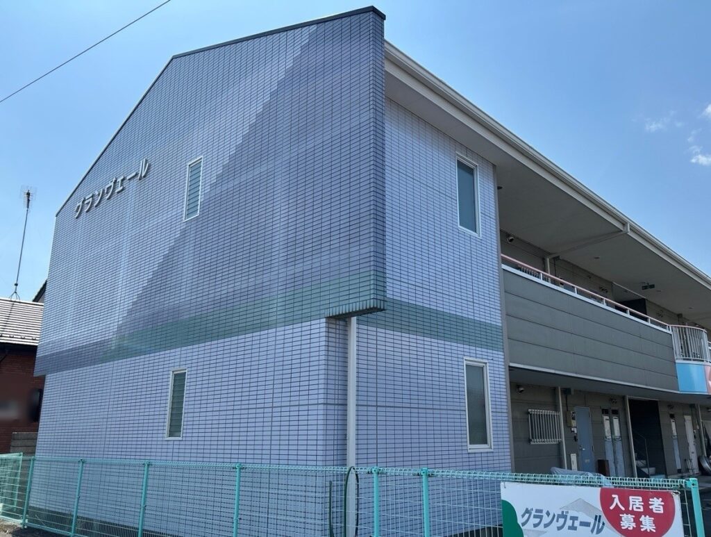 筑西市　グランヴェール様　屋根塗装/トゥルーブラック、軒天塗装、シーリング工事